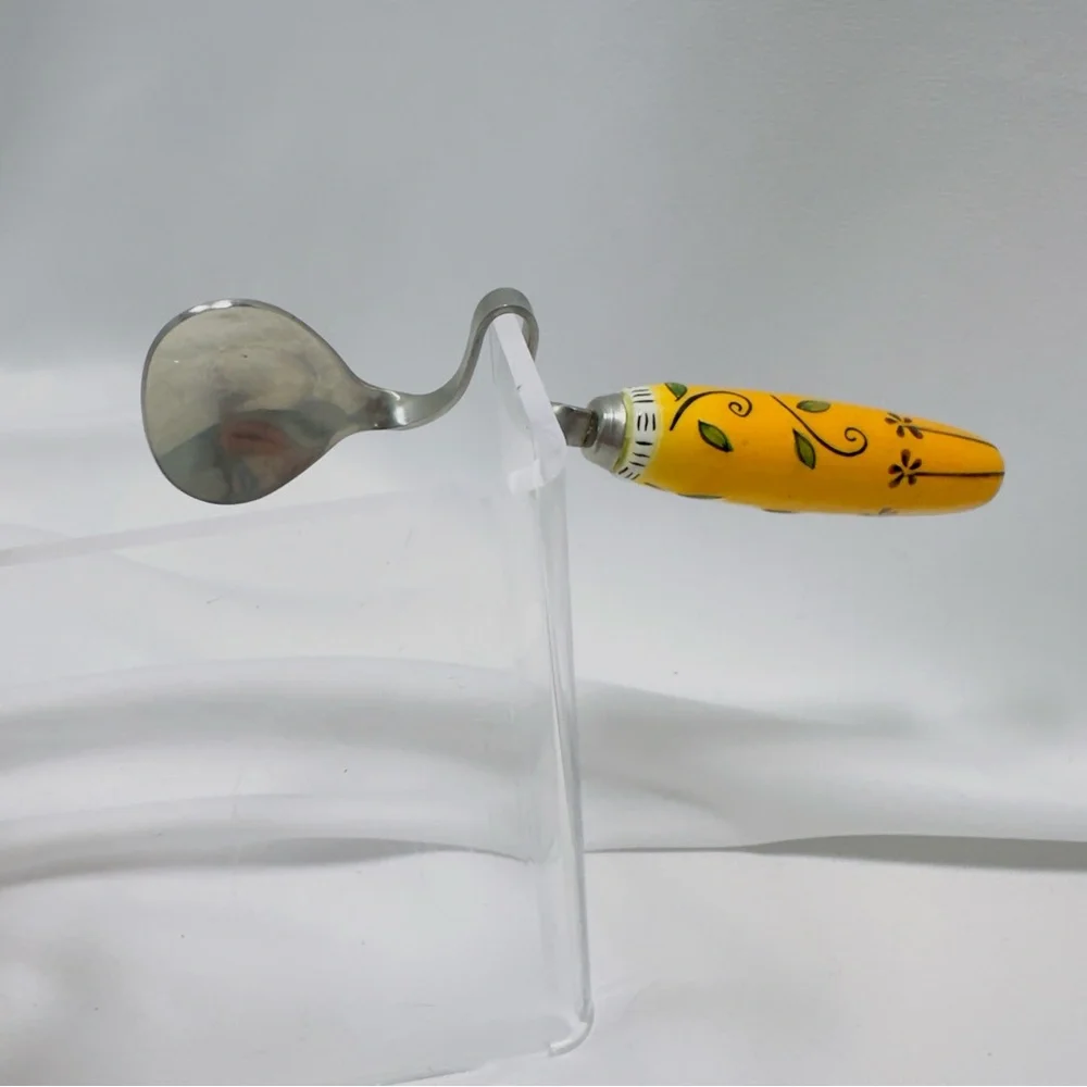 Honey Spoon Jasmine by MSC Yellow Ceramic Handle 5
